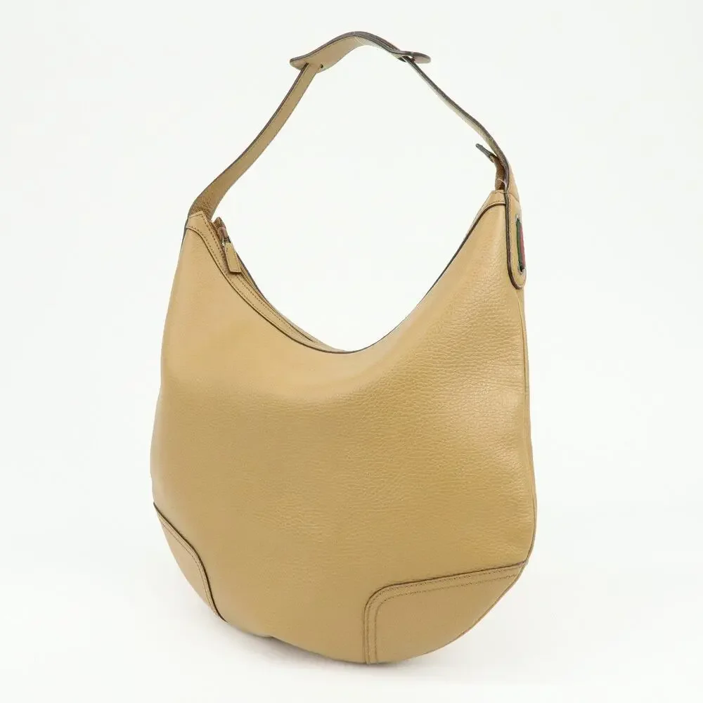 Gucci Sherry Calfskin Hobo Bag Beige